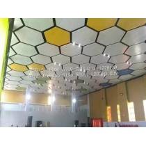 Hexagonal aluminum panel / hexagonal curtain wall ceiling