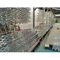 Concave convex punching plate for 4S store