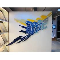 Export to Qatar - tunnel color geometric modeling decorative aluminum plate