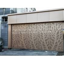 Graphic engraving curtain wall panel - Custom Pattern
