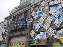 Diamond metal curtain wall panel, triangle curtain wall