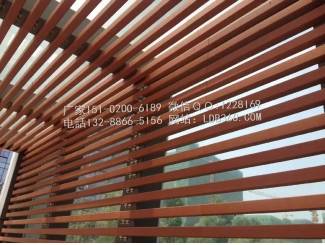 带槽木纹方管天花，安装案例