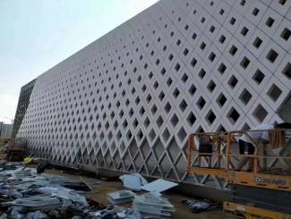 菱形镂空造型幕墙