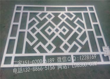 铝板格栅，雕刻型格栅