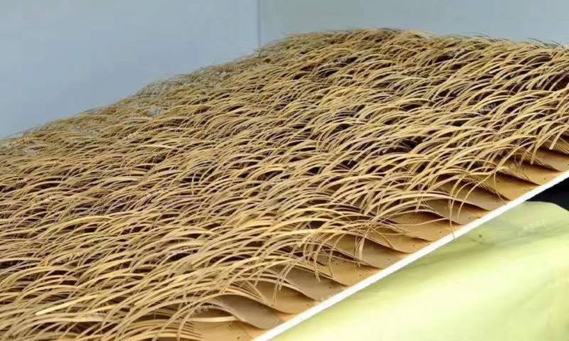 牌坊宣传亭-茅草铝板-稻草铝板装饰