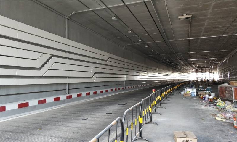 弧形隧道墙面装饰线条板