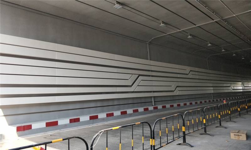 弧形隧道墙面装饰线条板