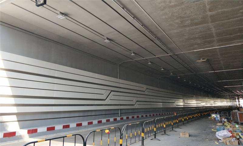 弧形隧道墙面装饰线条板