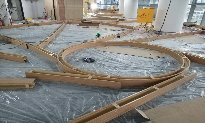 深圳微软办公室吊顶铝通天花