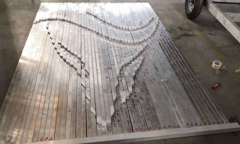 党群服务中心方管形象墙