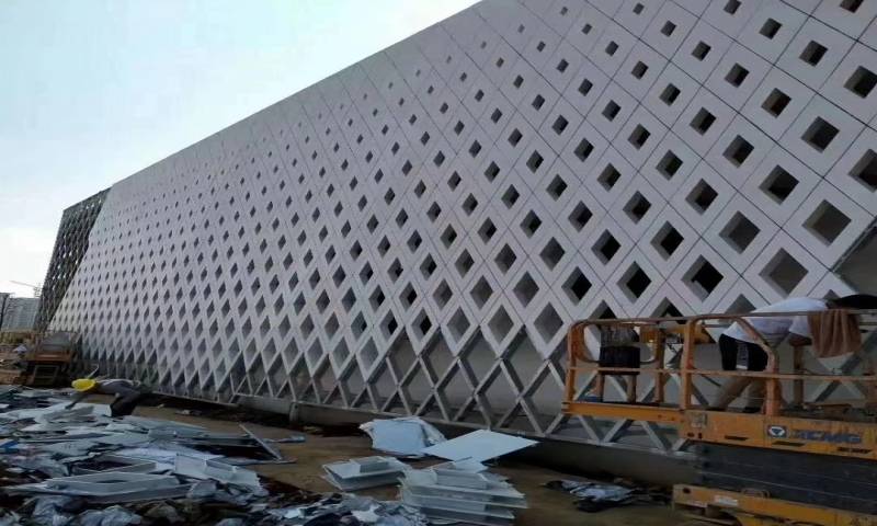 菱形镂空造型幕墙