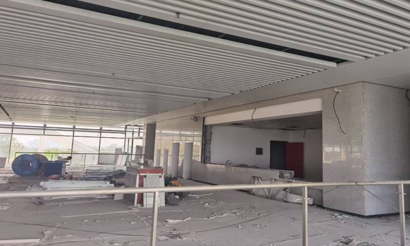 车站波形铝通天花