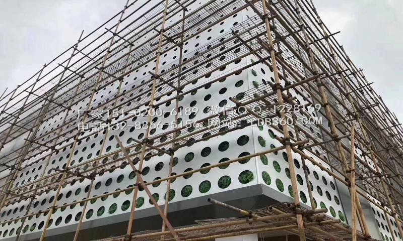 金属冲孔外墙板-定制孔型孔径