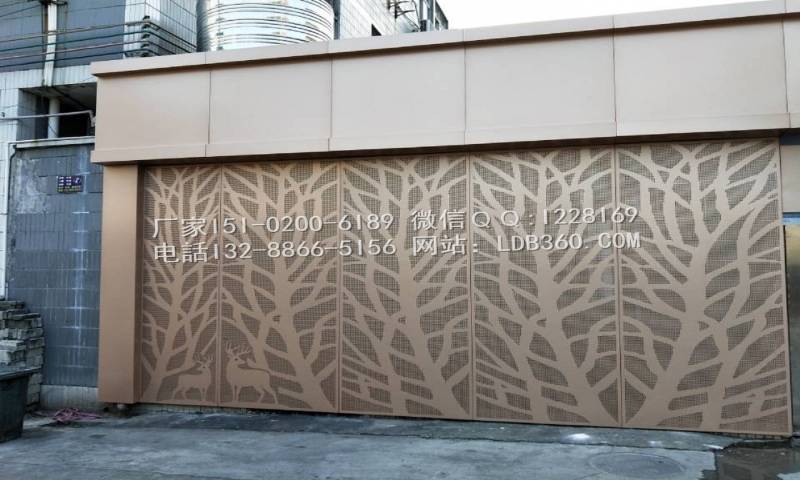 图形雕刻幕墙板-定制图案