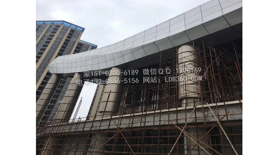 Modeling roof aluminum veneer